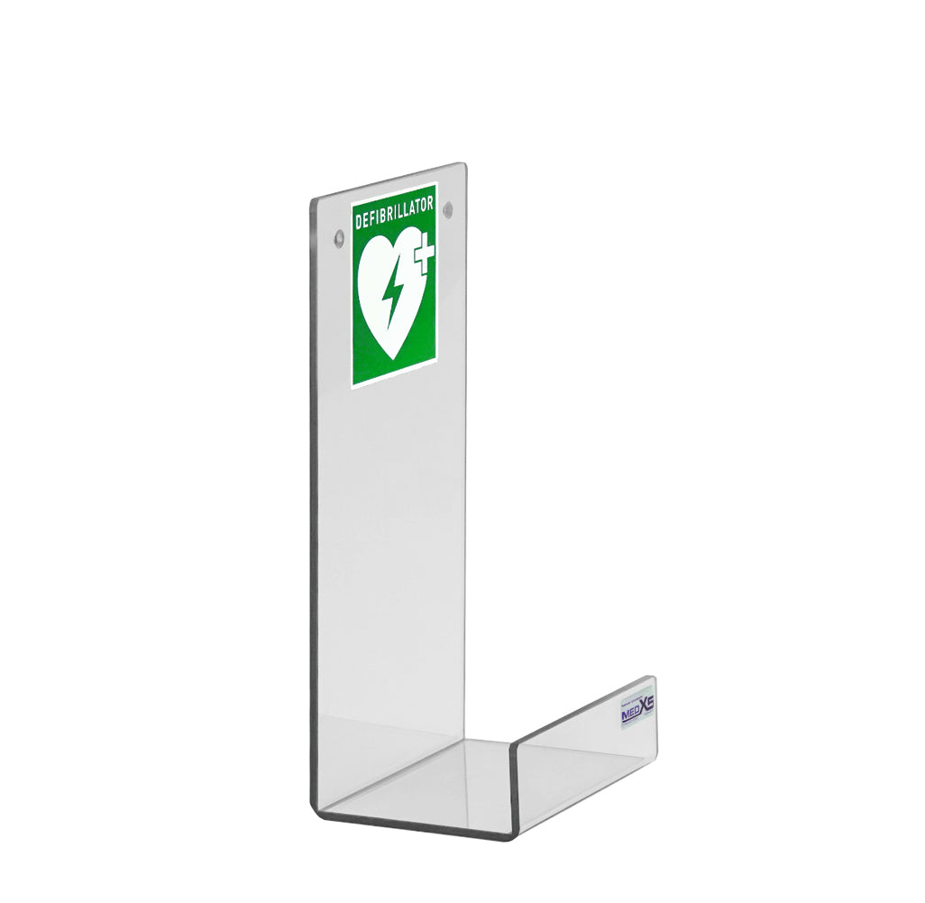 AED-Acrylglas-Wandhalterung Gr. S für Innenbereich | Für Primedic myPAD