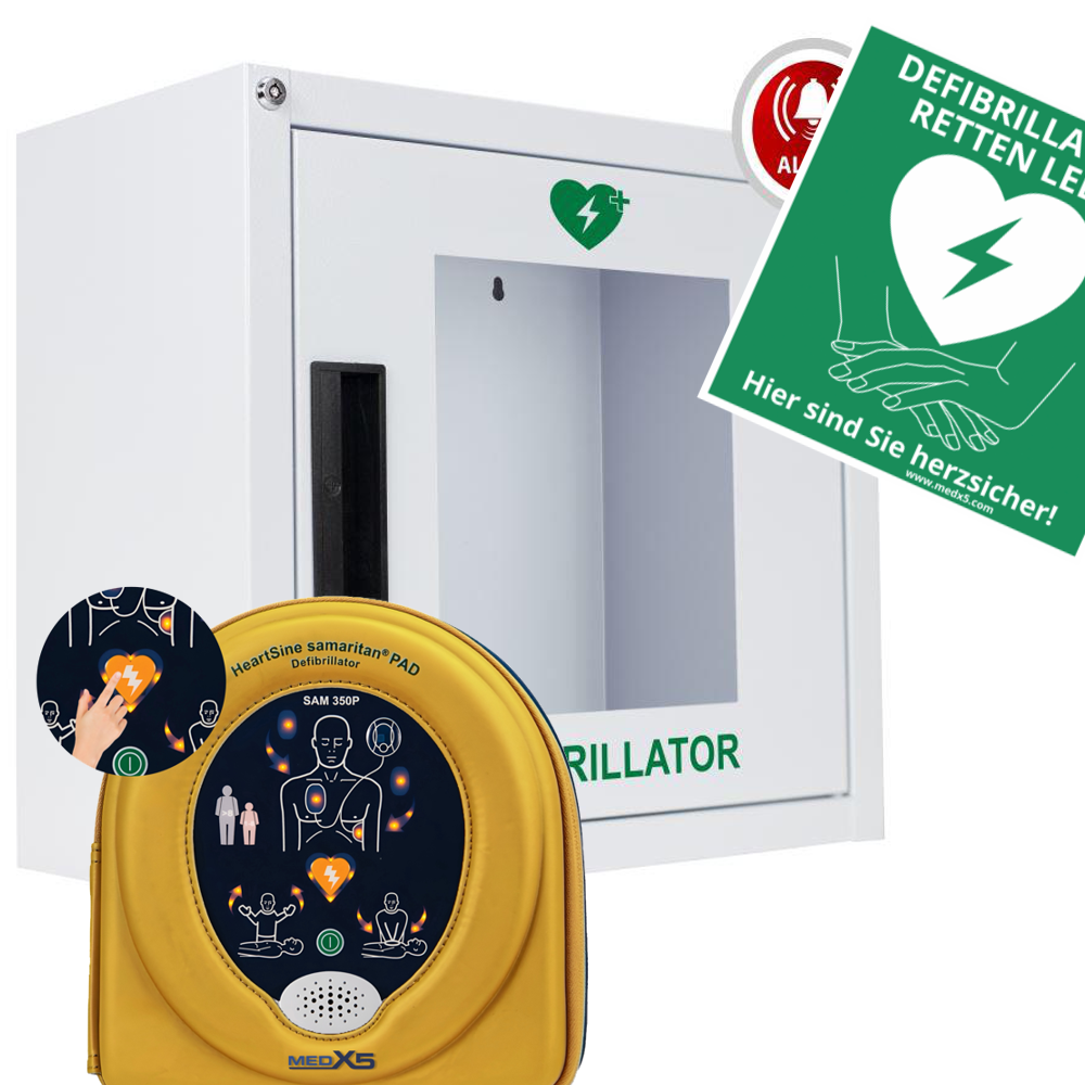 Complete BG-HeartSine AED safety package for companies