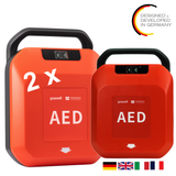 2 St. Primedic HeartSave Y Halbautomat, DE/EN/FR/IT