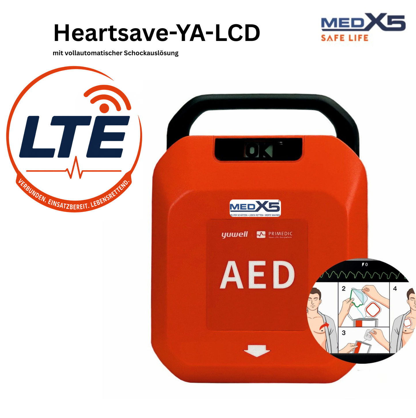 Primedic HeartSave Y/YA | Smarter AED für Laien