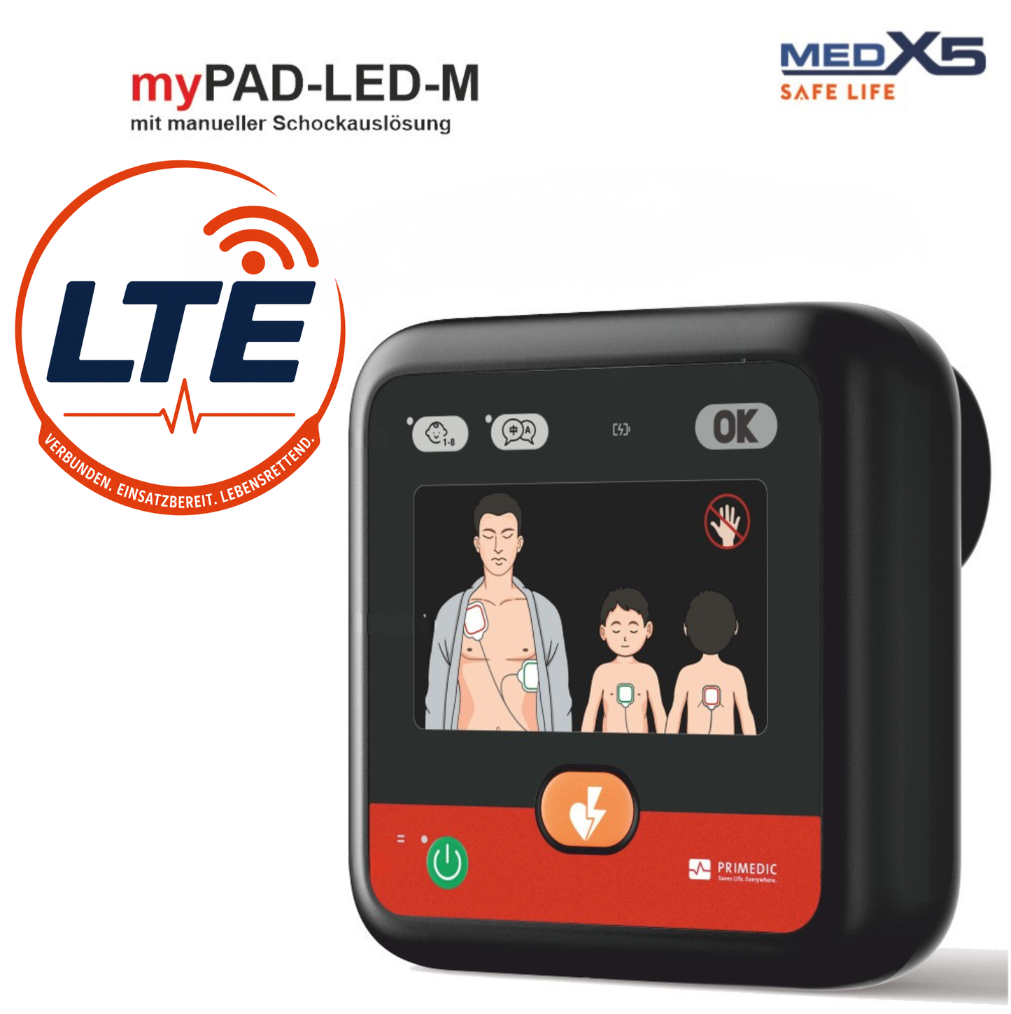 Metrax myPAD LTE | Smarter AED für Laien
