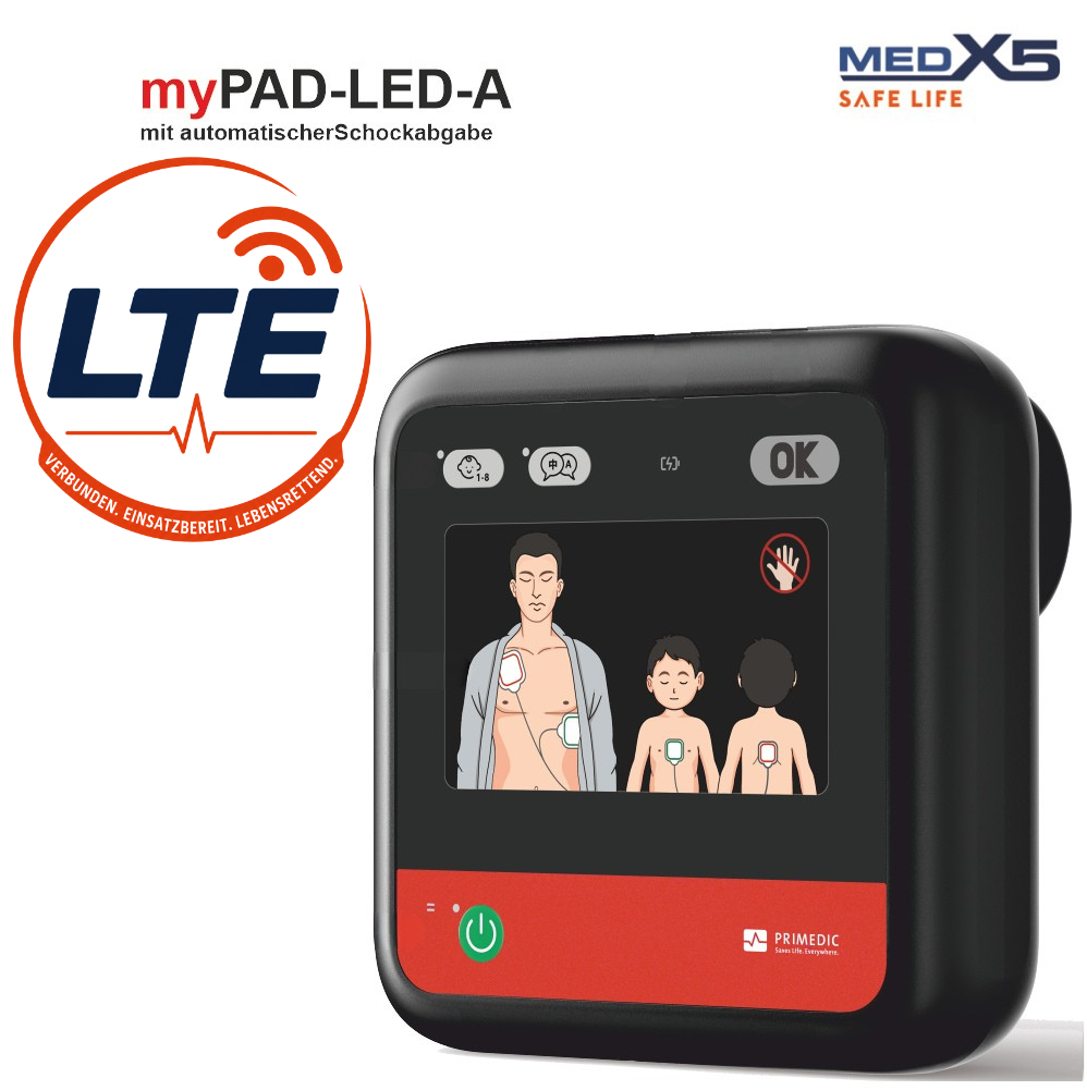 Metrax myPAD LTE | Smarter AED für Laien