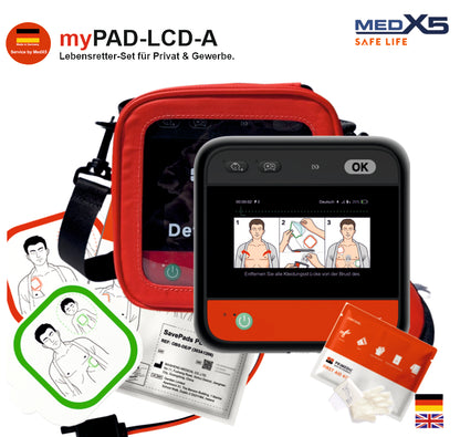 Metrax myPAD vollautomatischer AED | 8 Jahre Herstellergarantie*