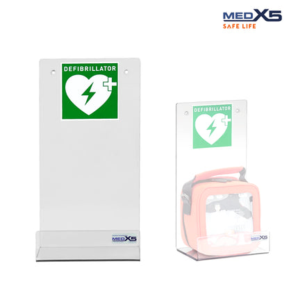 AED-Acrylglas-Wandhalterung Gr. S für Innenbereich | Für Primedic myPAD