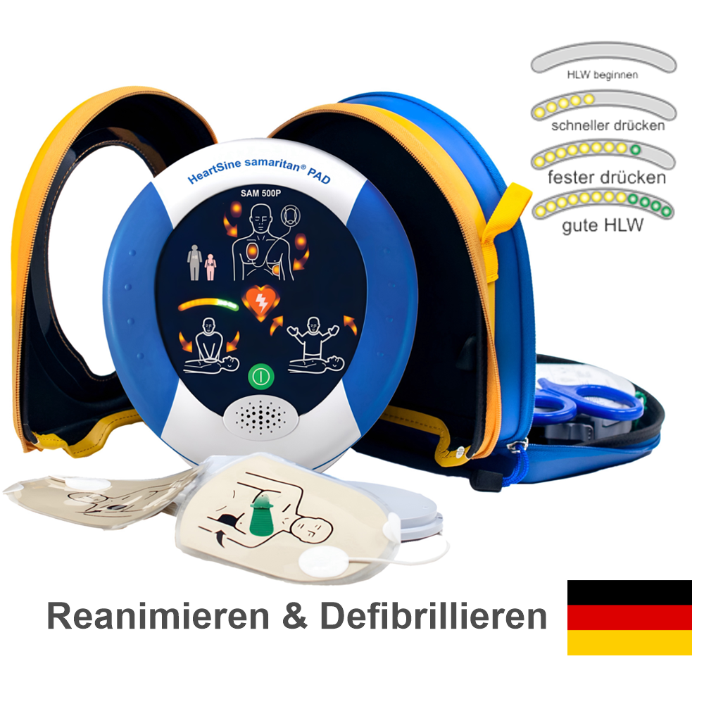 HeartSine samaritan PAD 500P Reanimations-Defibrillator DE