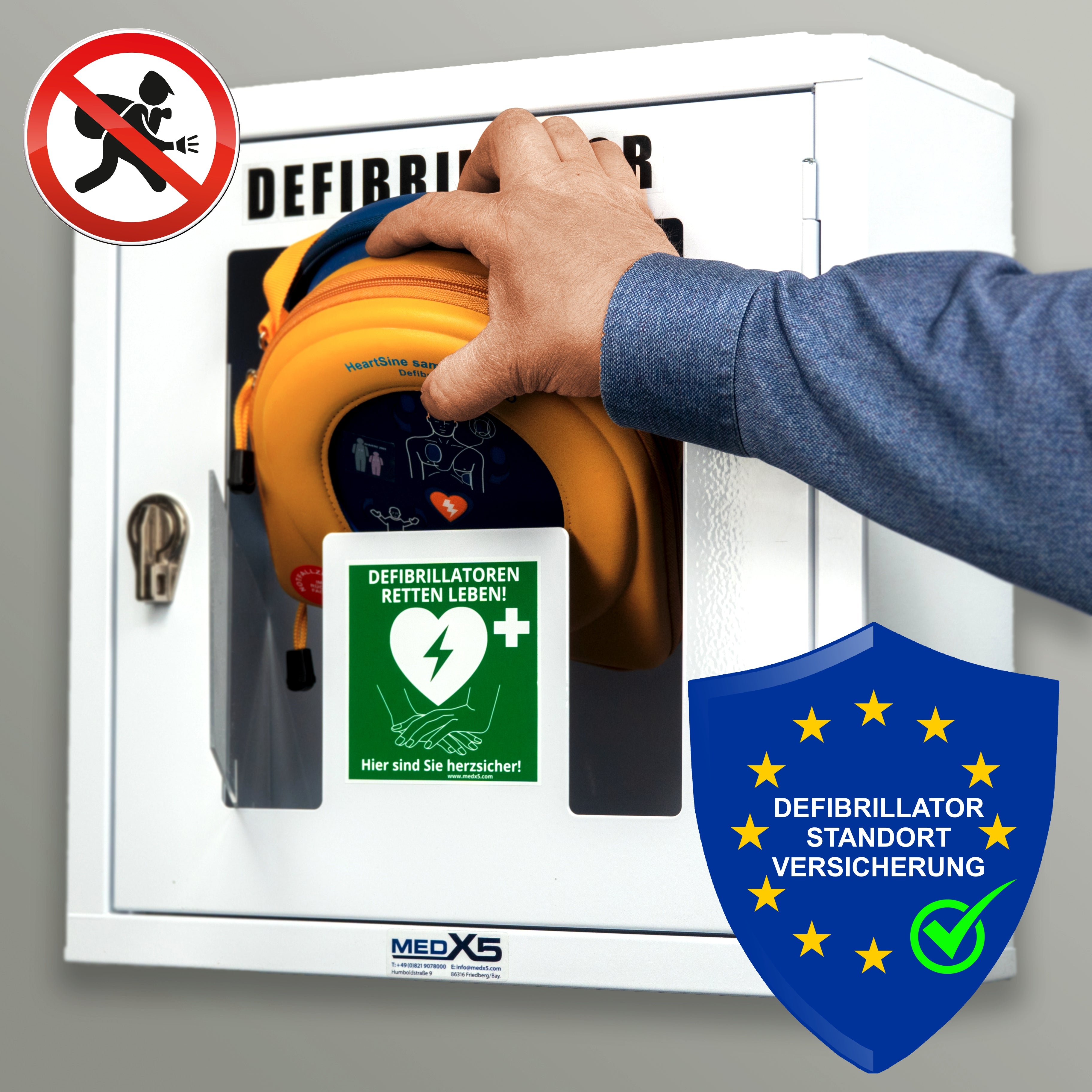 Defibrillator all-risk supplementary insurance