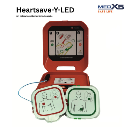 Primedic HeartSave Y Halbautomat AED | 8 Jahre Garantie