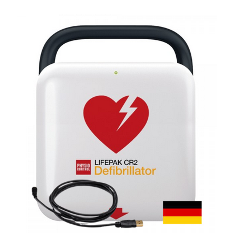 PhysioControl LIFEPAK CR2 - Automated Defibrillator (AED) with USB