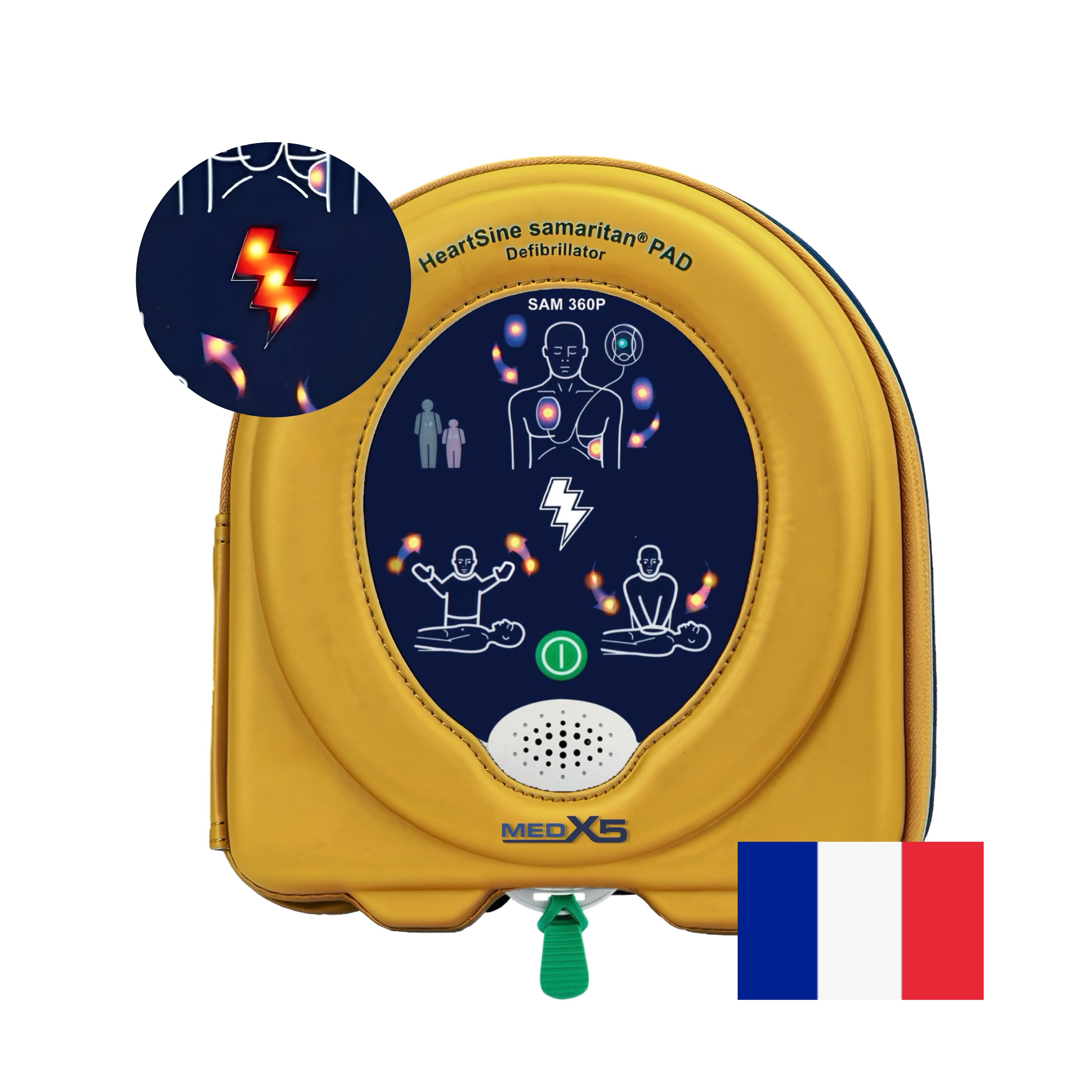 HeartSine samaritan PAD 360P defibrillator/AED fully automatic DE