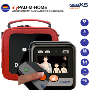 1-59817 -myPAD Heimdefibrillator für zu Hause LED manuell Icons