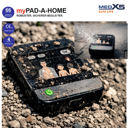 1-59848 -myPAD Heimdefibrillator für zu Hause LED automatisch Robust