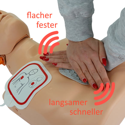 Metrax myPAD Ersatzelektroden mit HLW-Feedbacksensor für Erwachsene und Kinder