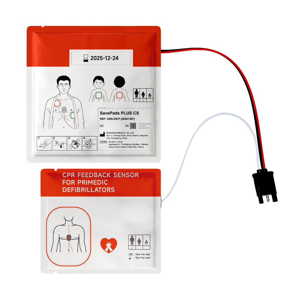 Metrax myPAD Ersatzelektroden mit HLW-Feedbacksensor für Erwachsene und Kinder