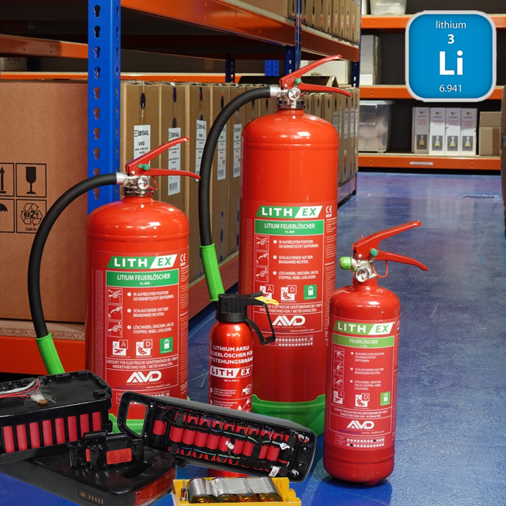 AVD Lithium Feuerloescher LithEx Brand