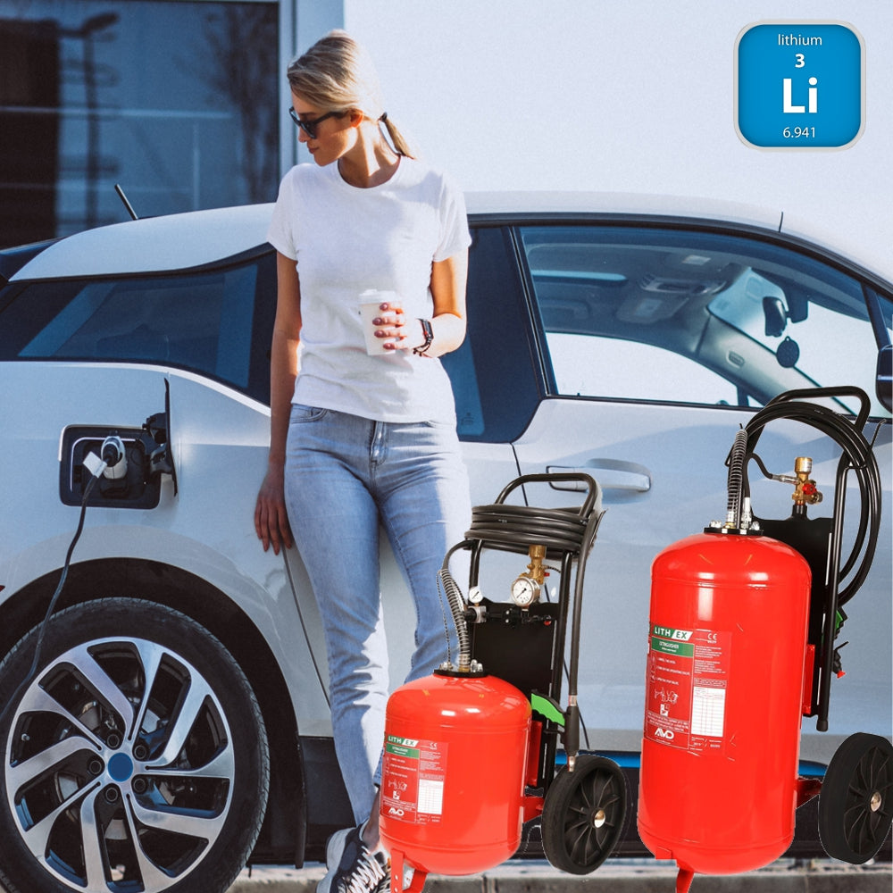 AVD Lithium Feuerloescher LithEx Brand