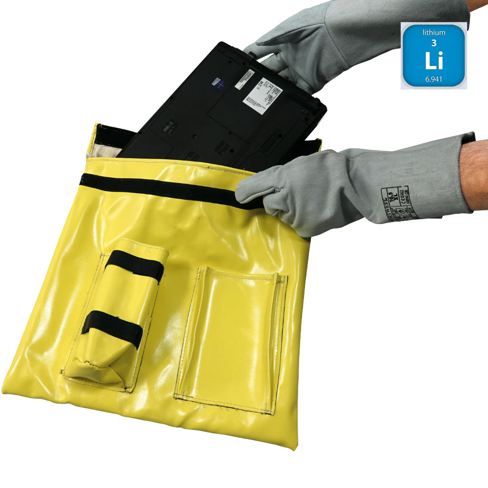 Hochleistungs-Feuerschutztasche für Li-Ion-Akkus | Dein mobiler Sicherheitstresor bis 1000 °C Gr. S