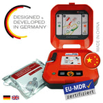 Der automatische Defibrillator HeartSave YA.