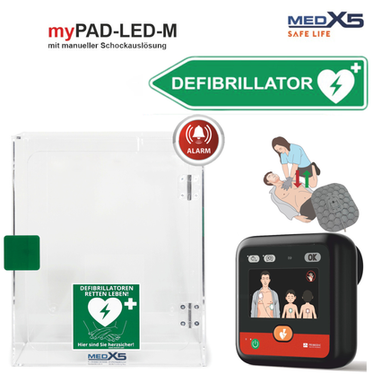 Metrax myPAD-M LED mit HLW-Feedback-Elektroden