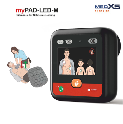 Metrax myPAD-M LED mit HLW-Feedback-Elektroden
