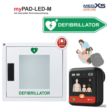 Metrax myPAD-M LED mit HLW-Feedback-Elektroden
