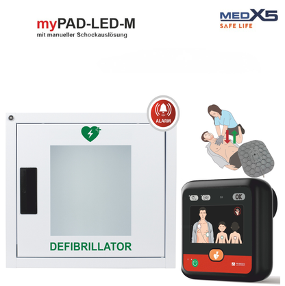 Metrax myPAD-M LED mit HLW-Feedback-Elektroden