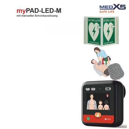 Metrax myPAD-M LED mit HLW-Feedback-Elektroden