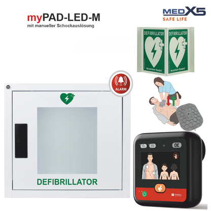 Metrax myPAD-M LED mit HLW-Feedback-Elektroden