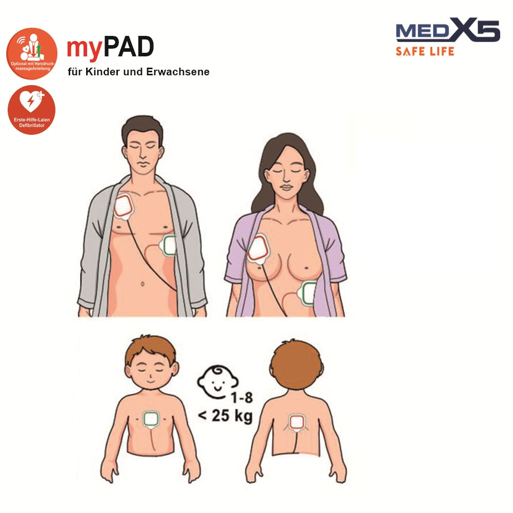 Metrax myPAD halbautomatischer AED | 8 Jahre Herstellergarantie*