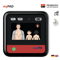 with CPR feedback sensor and LTE remote monitoring