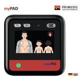 Metrax myPAD-A mit LED-Grafik, automatische Schockabgabe, DE-EN