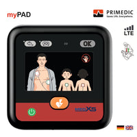 with CPR feedback sensor and LTE remote monitoring