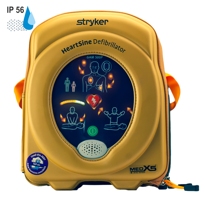 HeartSine SAM 500P Defibrillator, PAD500 Trainer und 2 in 1 Übungspuppe