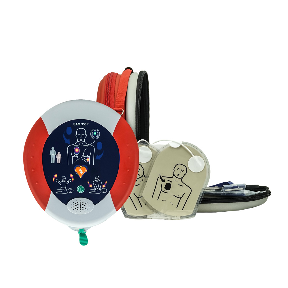 SAM Erste-Hilfe-Notfall Defibrillator für zuhause mit 4 J. MedX5 Servicegarantie