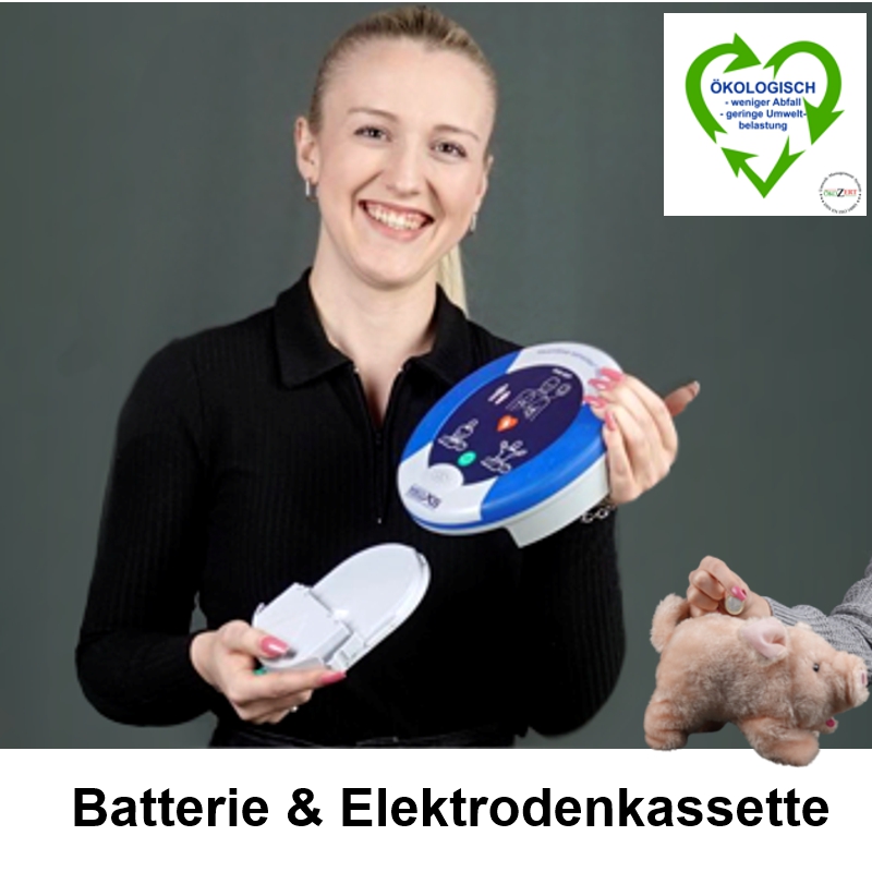 HeartSine Batterie- und Elektrodenkassette, PAD-PAK 03 für Erwachsene und Kinder > 8 J., 4 J. haltbar 