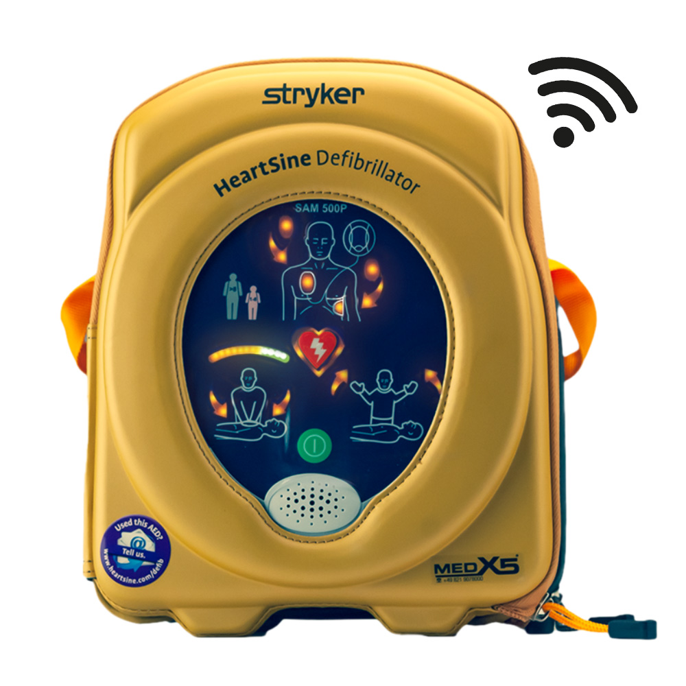 HeartSine samaritan® PAD 500P-GTW Reanimations-Defibrillator mit WLAN-/WiFi Fernüberwachung