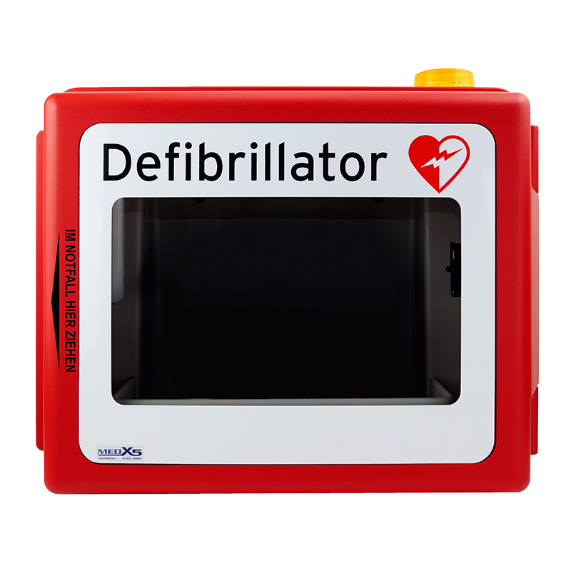 Defibrillator AED Wandkasten Fabr. Eppler, innen, mit Alarmen, Universalgröße