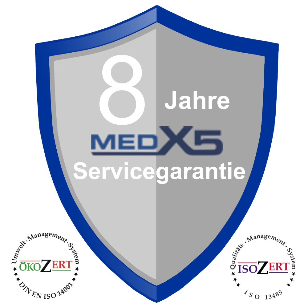 SAM Heimdefibrillator für Privatpersonen mit 8 J. MedX5 Servicegarantie, manuelle Schockabgabe, wartungsfrei